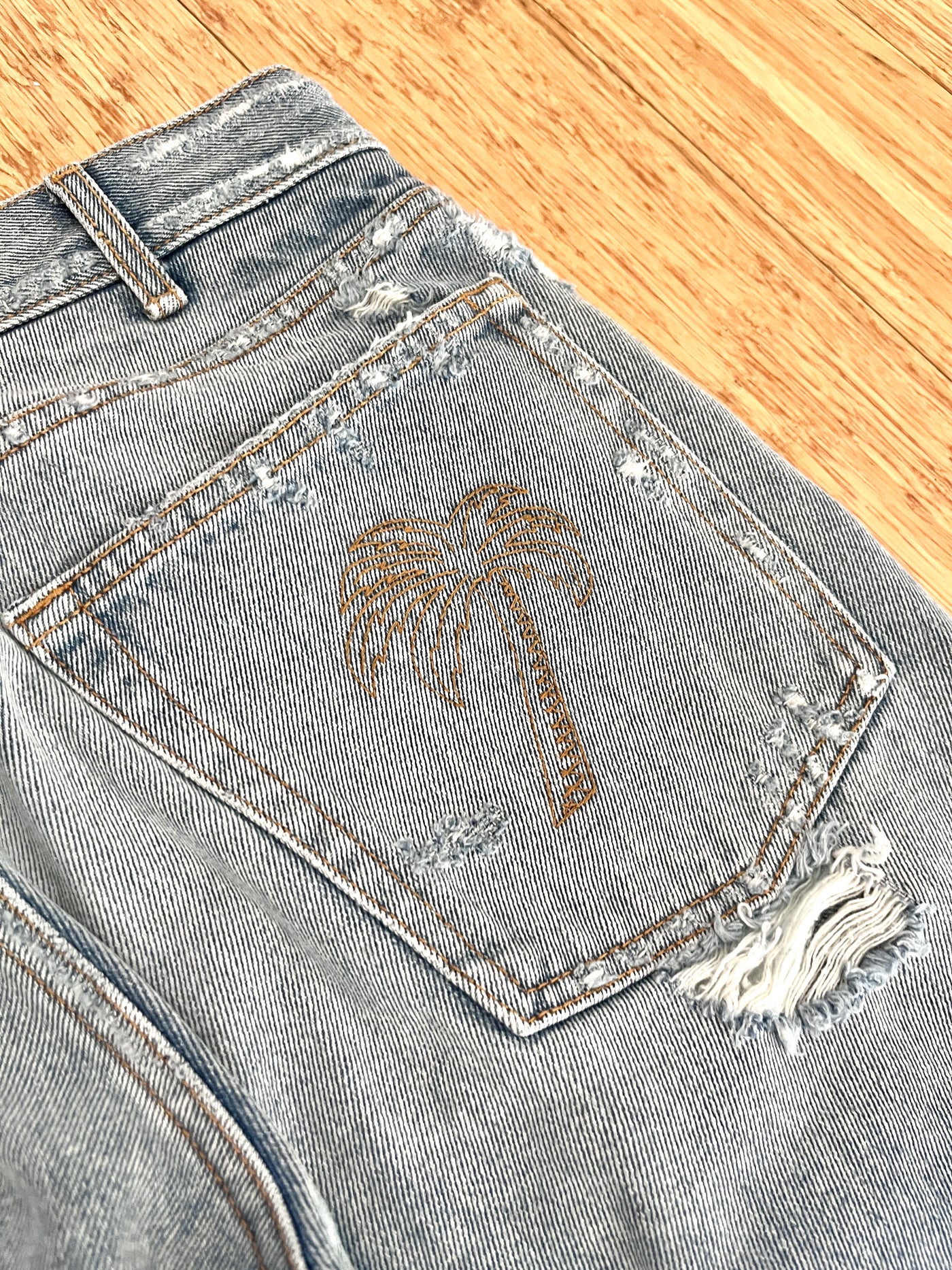 Palm Angels Distressed Jeans