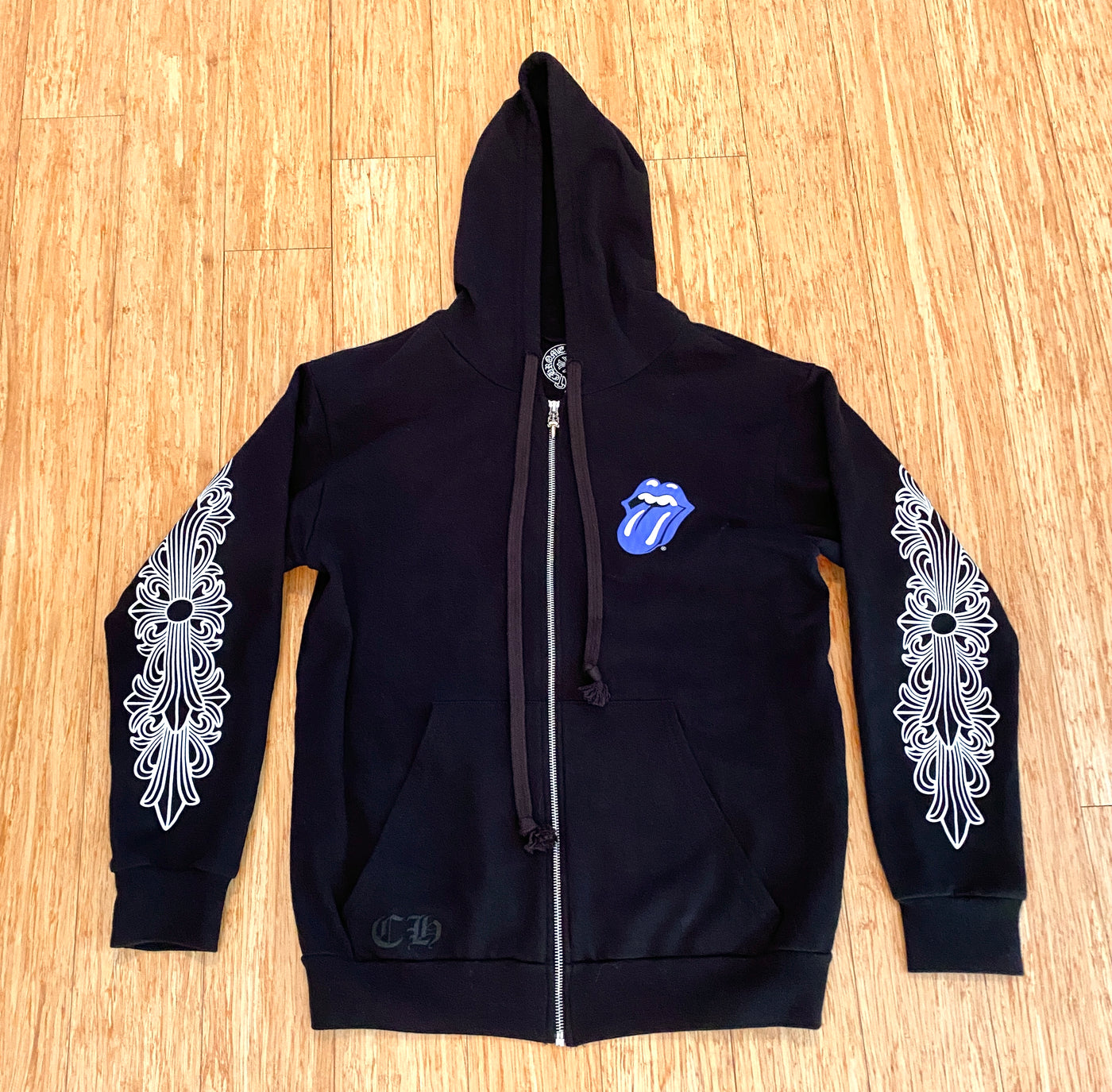 Chrome Hearts x Rolling Stones Zip Up Blue