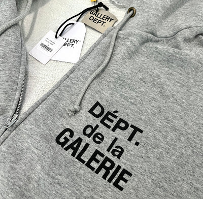 Gallery Dept French Zip Up Grey