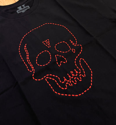 Vlone x Neighborhood Skull Tee Red/Black