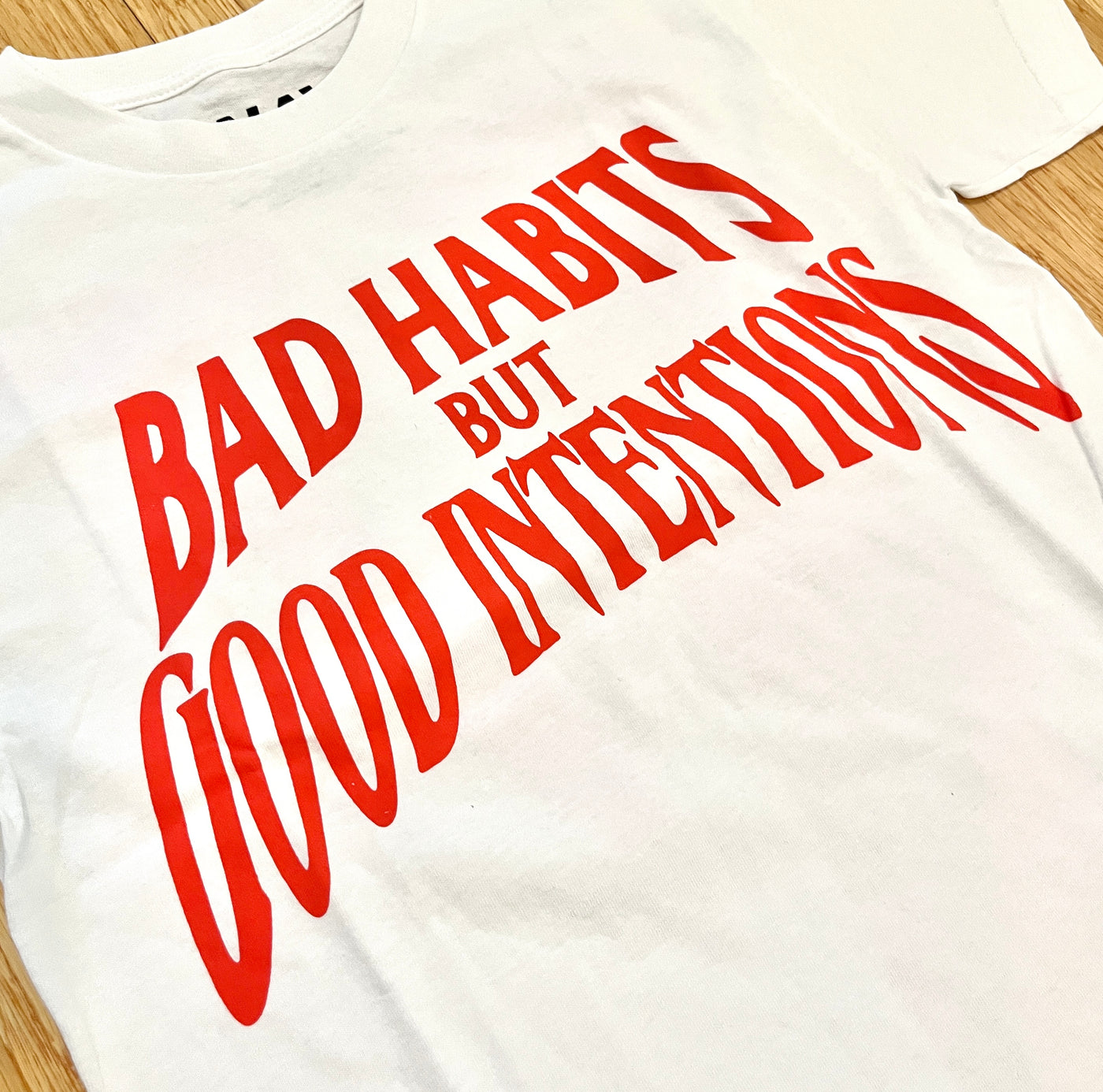 Vlone x NAV Bad Habits Tee White