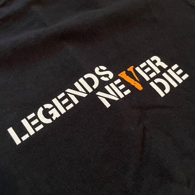 Vlone x Juice WRLD Legends Never Die 999 Tee Black