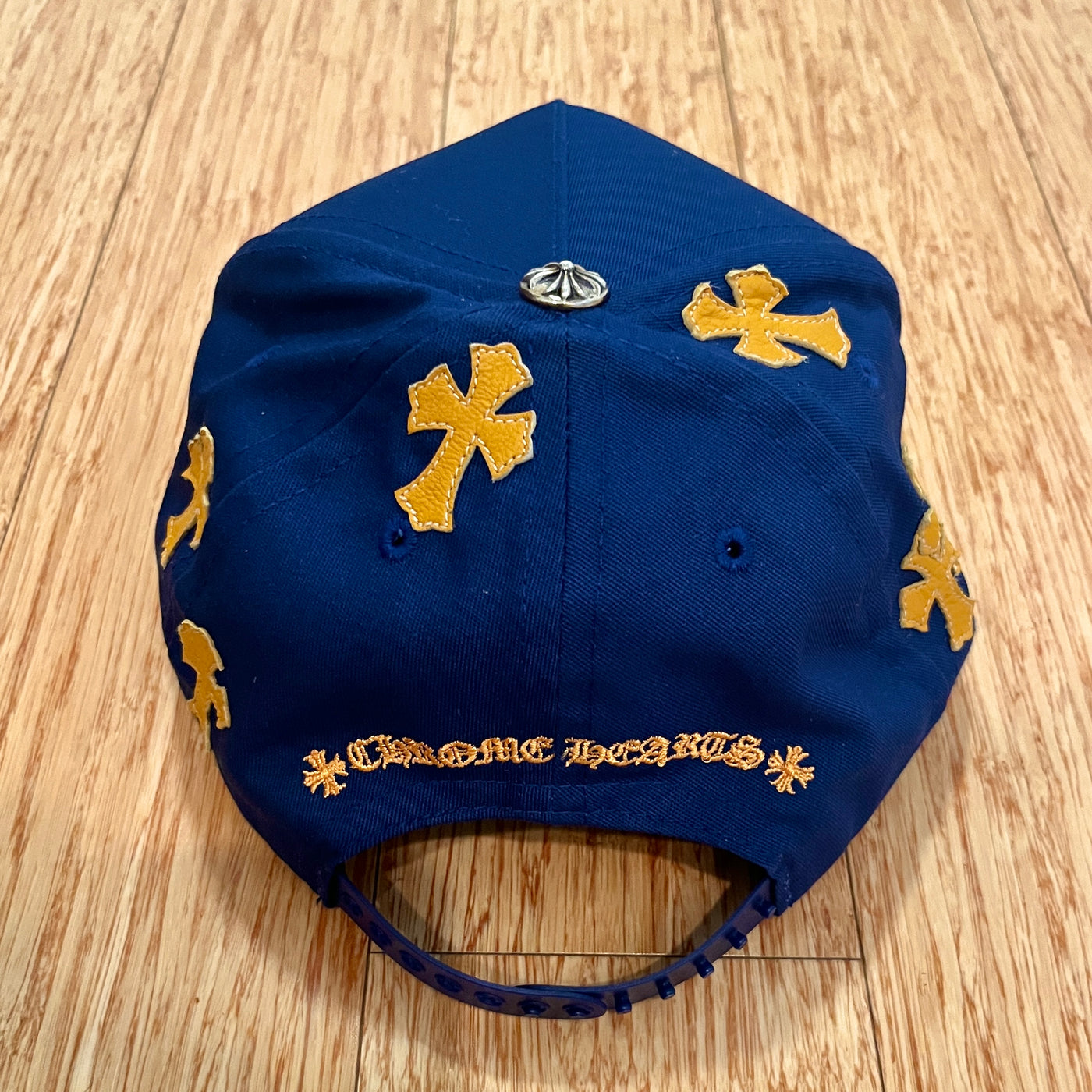 Chrome Hearts Cross Patch Hat Blue/Yellow