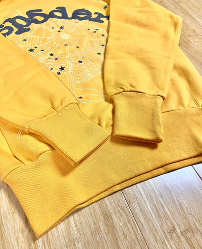 Sp5der Classic Hoodie Yellow