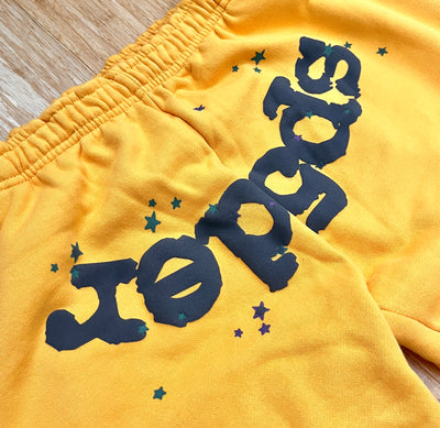 Sp5der Classic Sweatpants Yellow