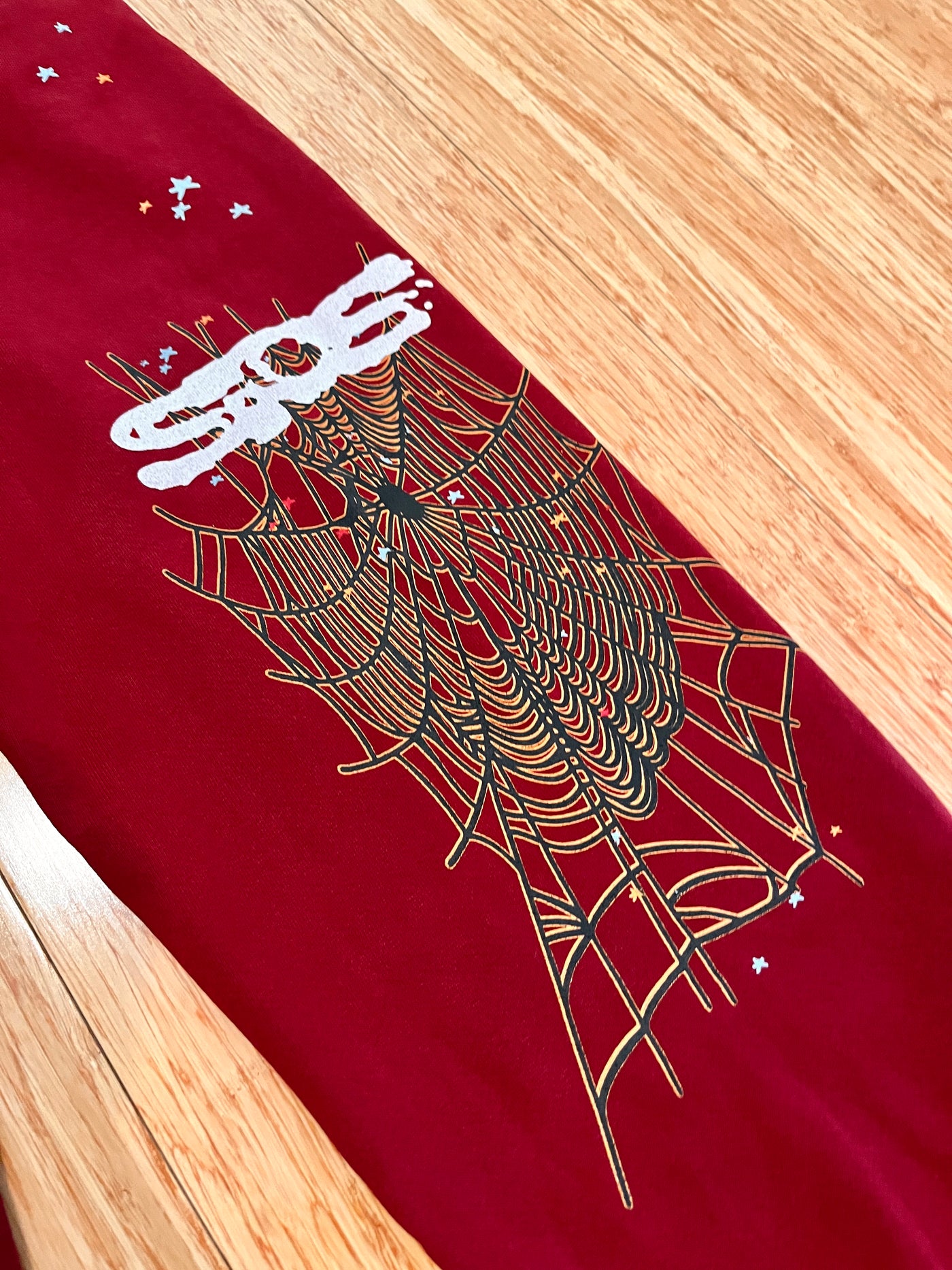 Sp5der Maroon Sweatpants