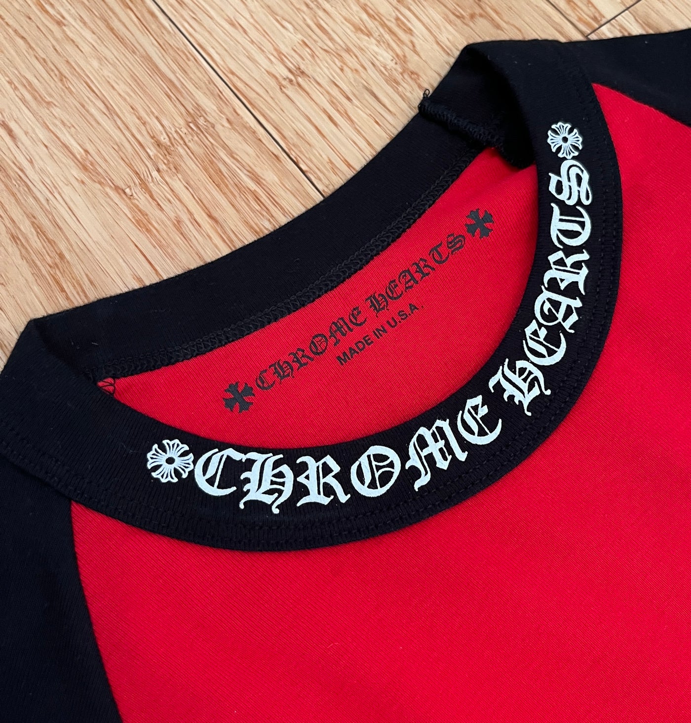 Chrome Hearts Neck Logo Baseball Longsleeve