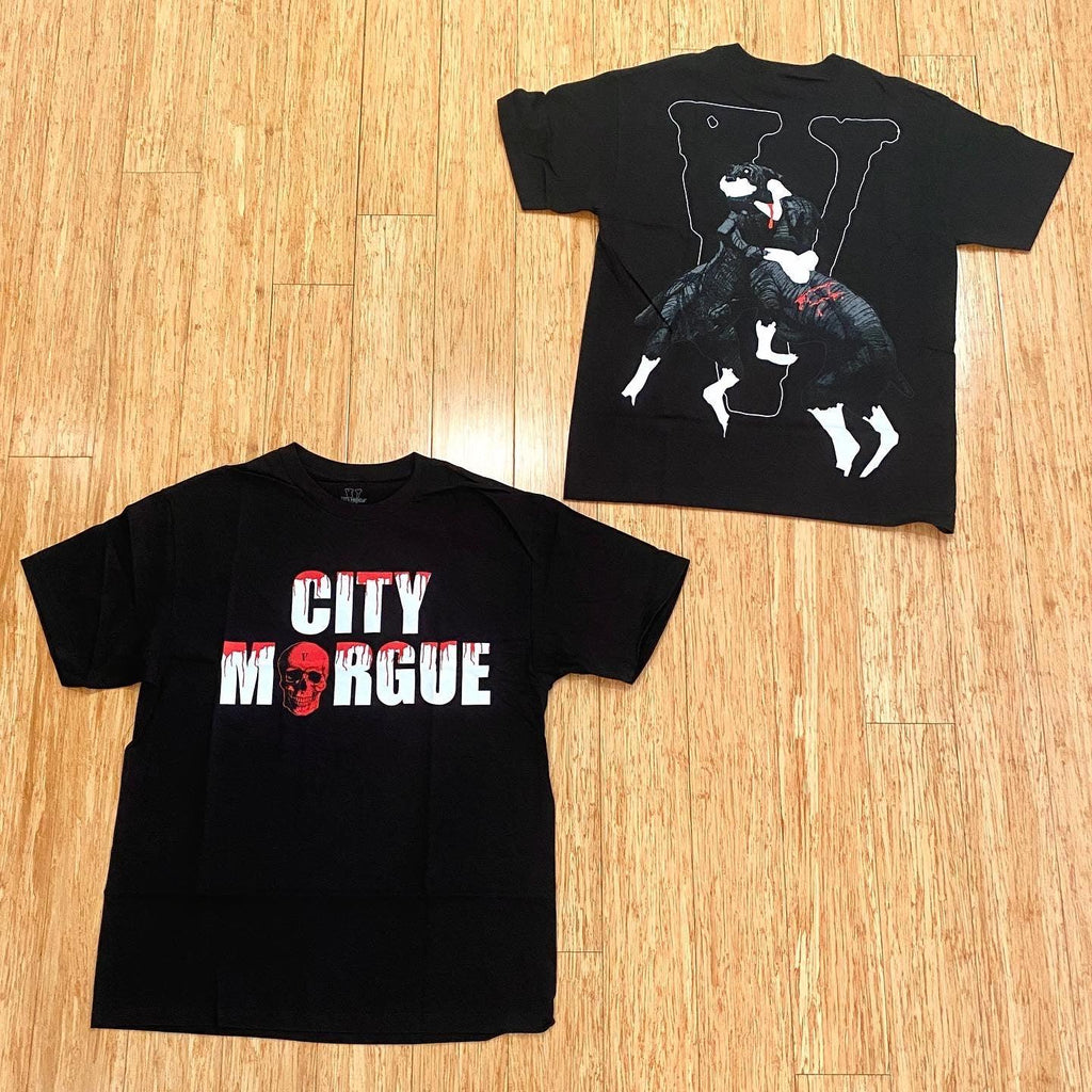 Vlone x City Morgue Dogs Tee Black – Dream Grails LLC