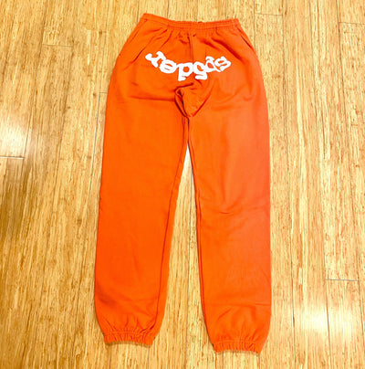 Sp5der Sweatpants Orange - Dream Grails LLC