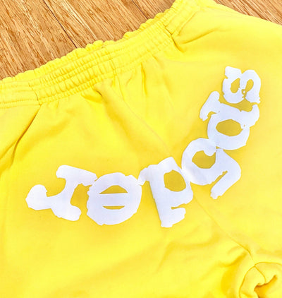 Sp5der Sweatpants Yellow - Dream Grails LLC